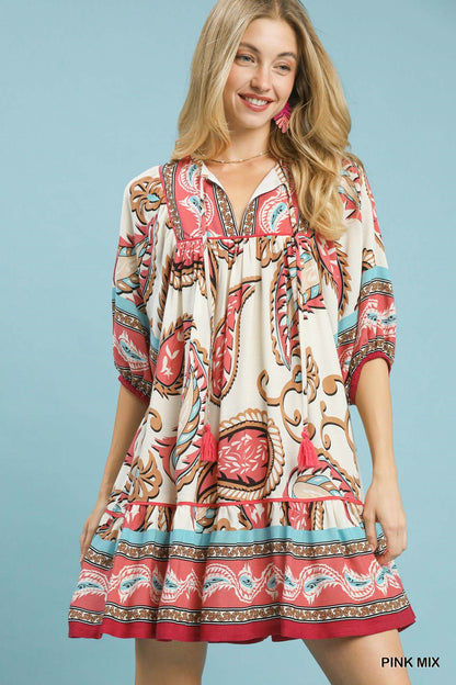 Pink Paisley Mix