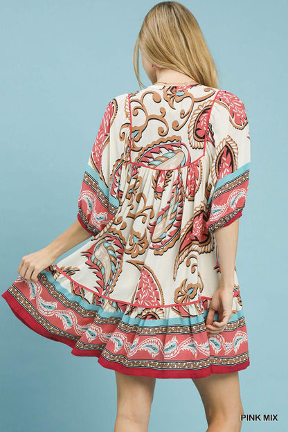 Pink Paisley Mix