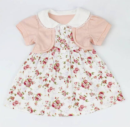 Pink Floral Cotton Girl Dress: 3-4T