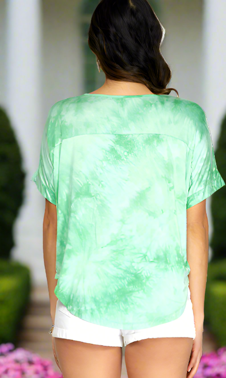 Emerald tie dye